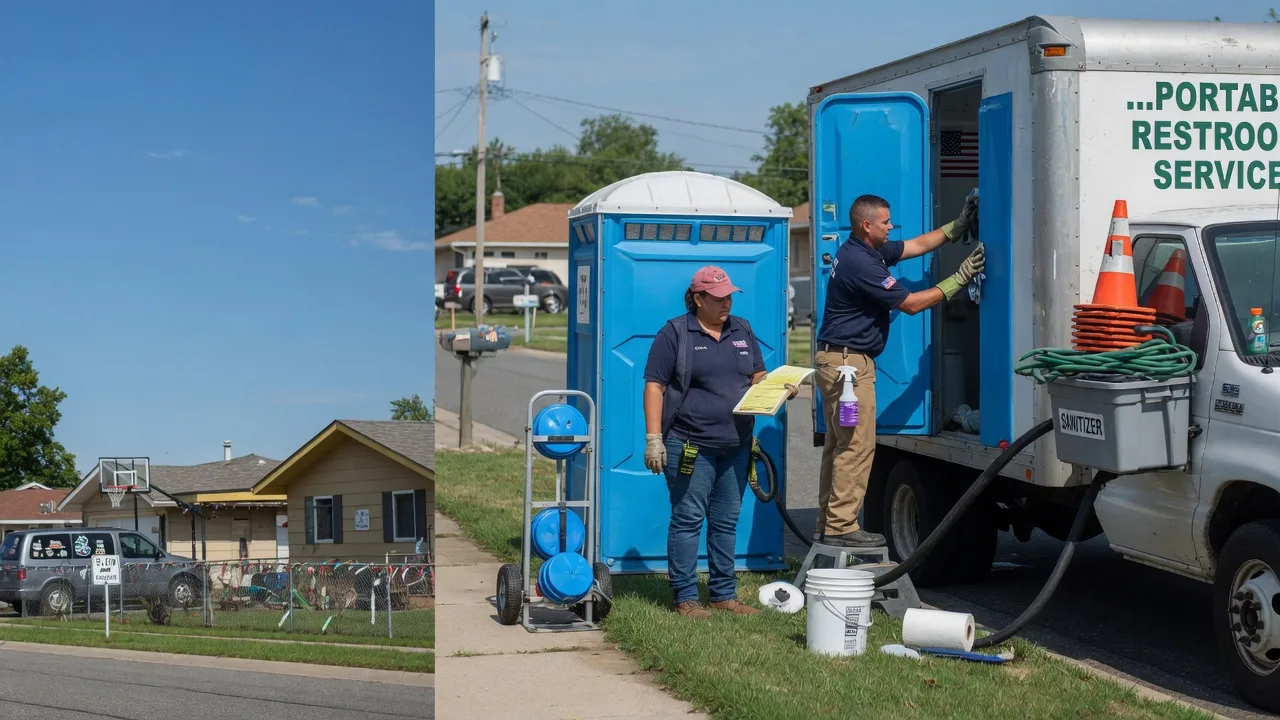 Portable Toilet Rental in Milroy, IN near me